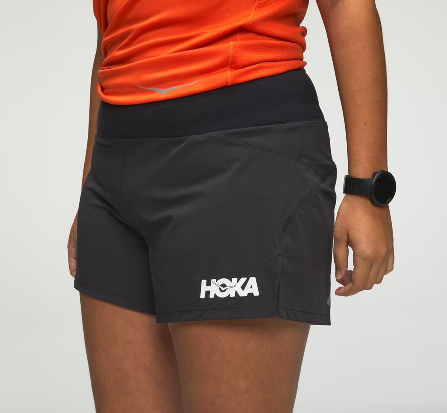 Hoka One One Performance Shorts Dam - Svarta - KFZWD-0631